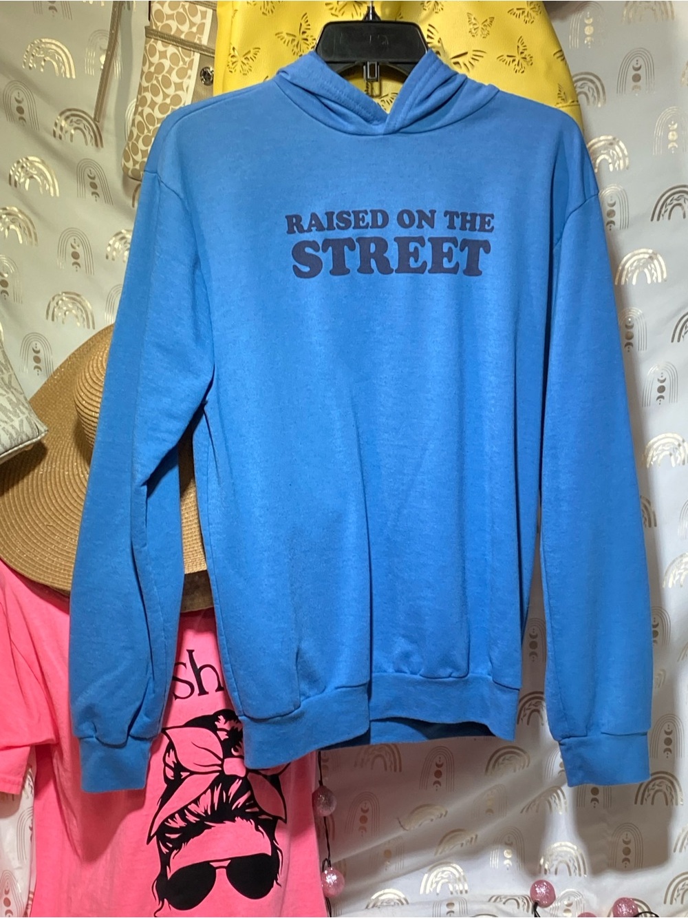 Sesame Street Blue 'Raised on the Street' Hoodie Sweatshirt
